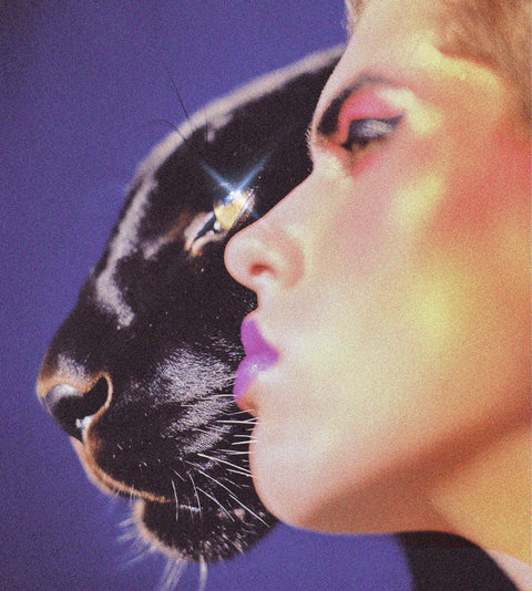Portrait de Madame et son chat
